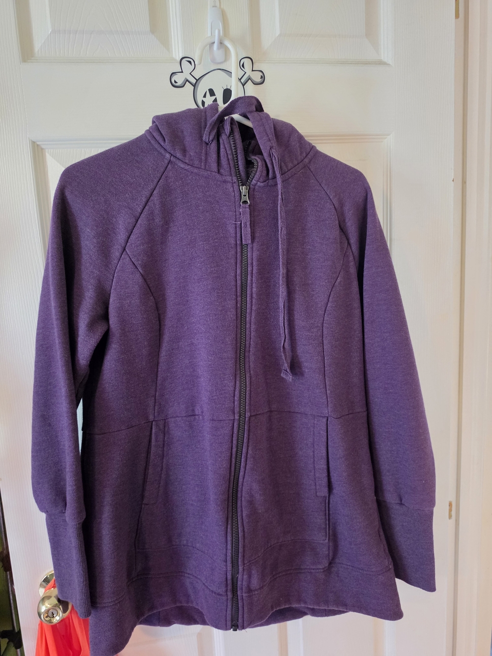 Mondetta Heathered Purple Fleece-Lined Zip Hoodie
